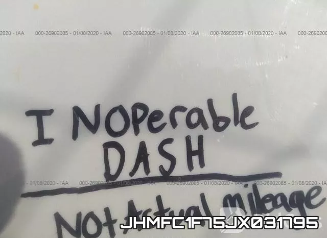 JHMFC1F75JX031795 фото 8