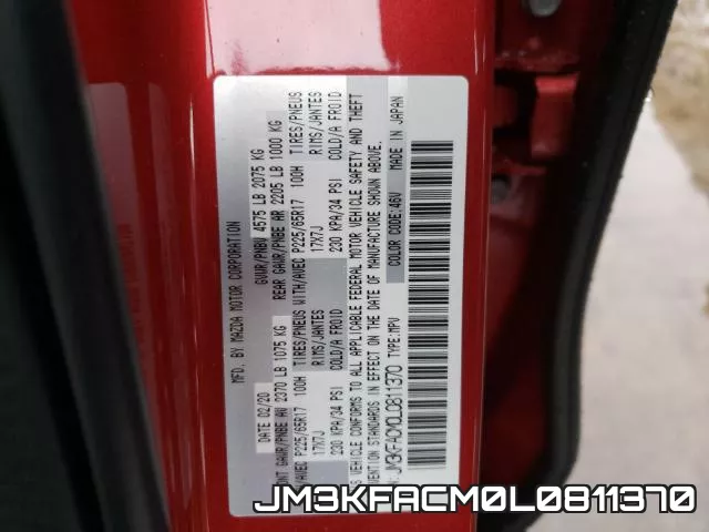 JM3KFACM0L0811370 фото 2