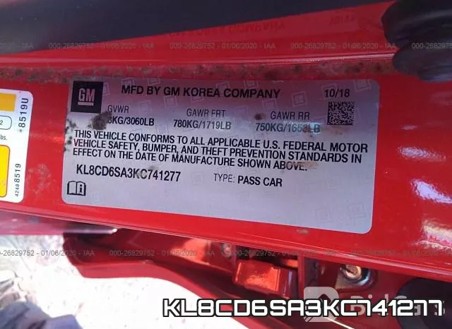KL8CD6SA3KC741277 фото 10