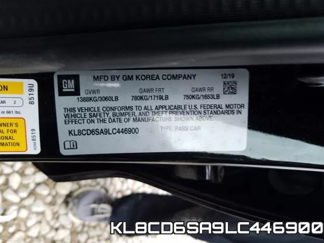 KL8CD6SA9LC446900 фото 2