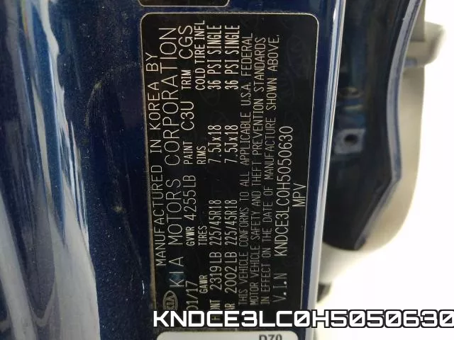 KNDCE3LC0H5050630 фото 2