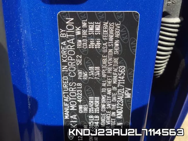 KNDJ23AU2L7114563 фото 2