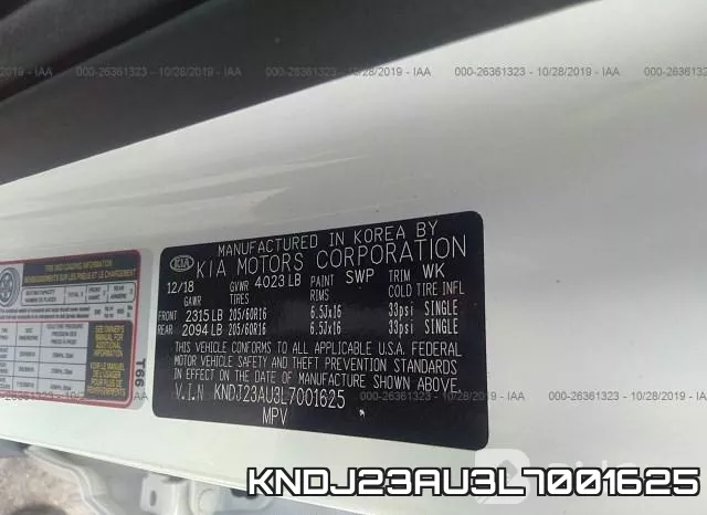 KNDJ23AU3L7001625 фото 10