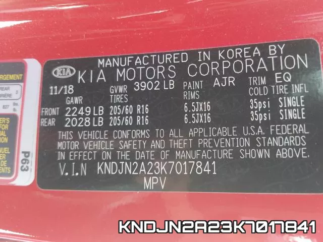 KNDJN2A23K7017841 фото 2