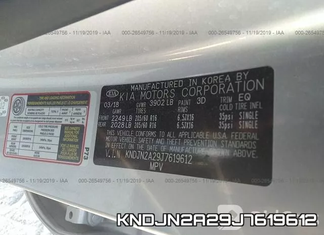 KNDJN2A29J7619612 фото 10