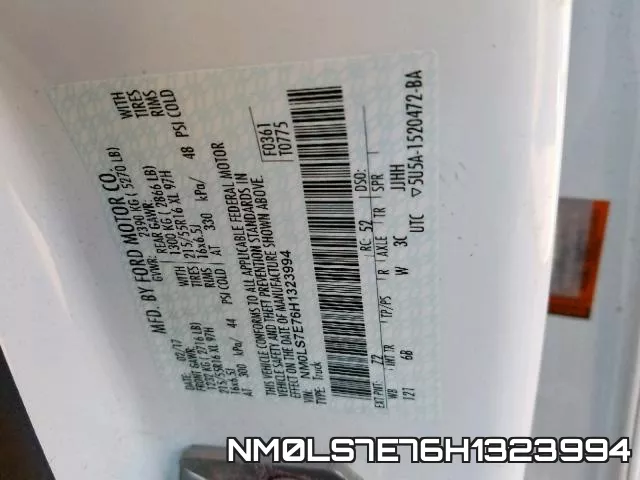 NM0LS7E76H1323994 фото 2