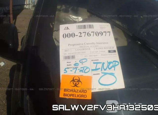 SALWV2FV3HA132503 фото 6