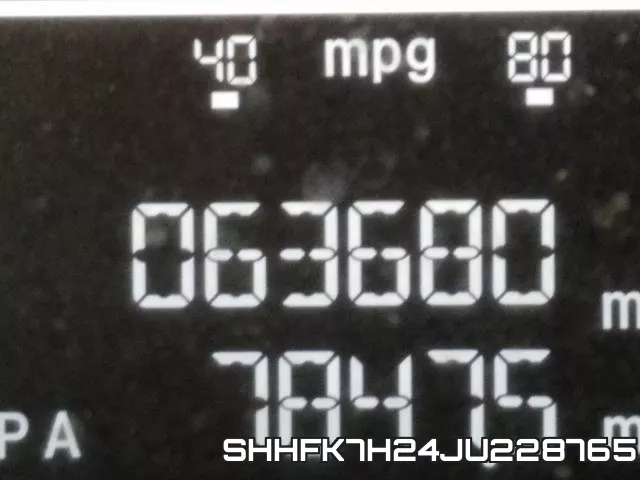 SHHFK7H24JU228765 фото 9