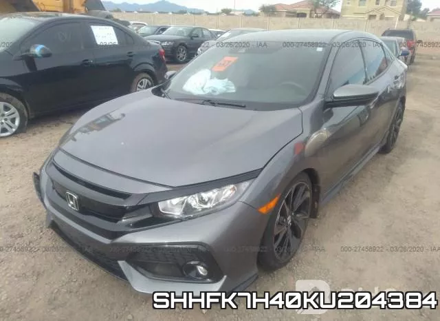 SHHFK7H40KU204384 фото 3