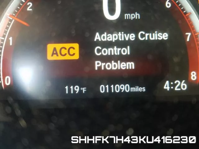 SHHFK7H43KU416230 фото 9