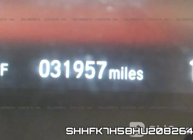 SHHFK7H58HU208264 фото 8