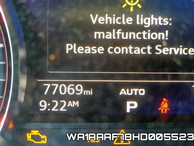 WA1AAAF78HD005523 фото 9