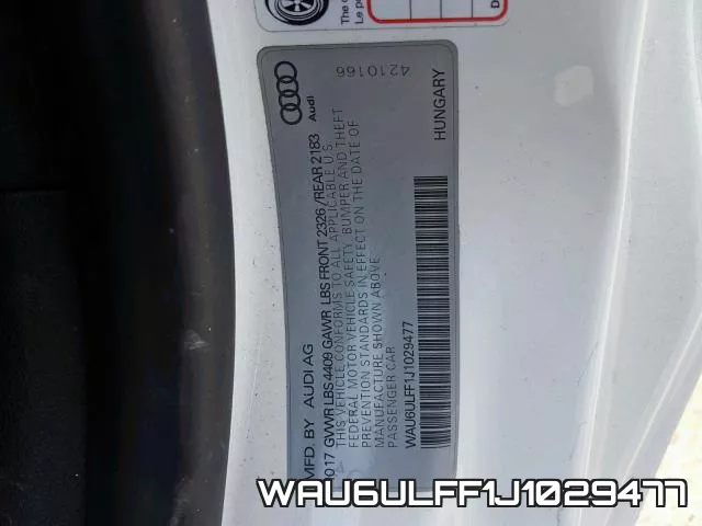 WAU6ULFF1J1029477 фото 2