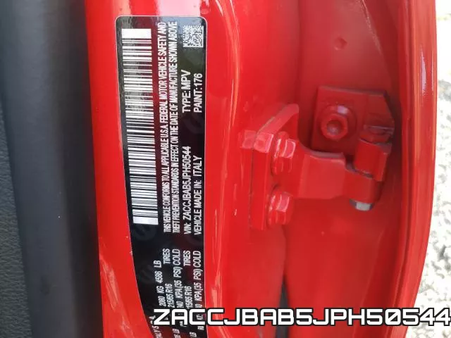 ZACCJBAB5JPH50544 фото 2