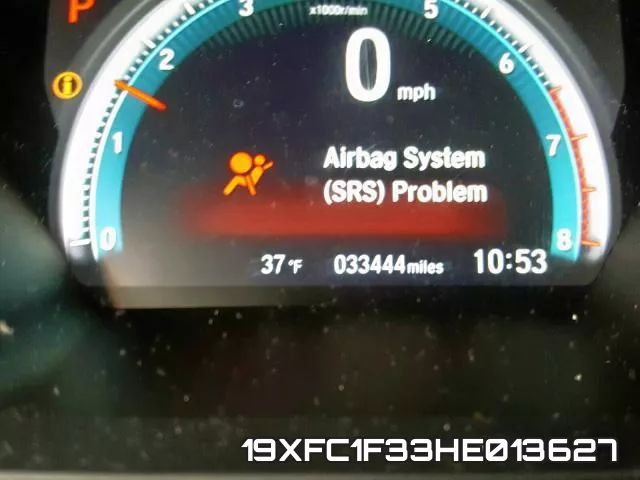 19XFC1F33HE013627 фото 9