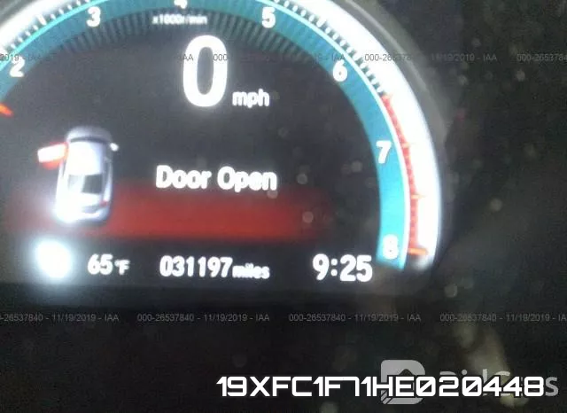 19XFC1F71HE020448 фото 8