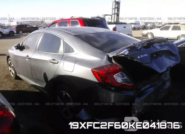 19XFC2F60KE041876 фото 4