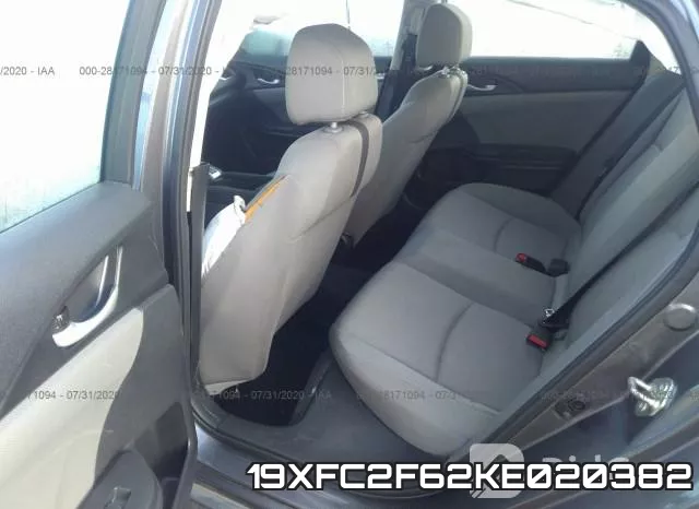19XFC2F62KE020382 фото 9