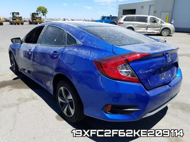 19XFC2F62KE209114 фото 4