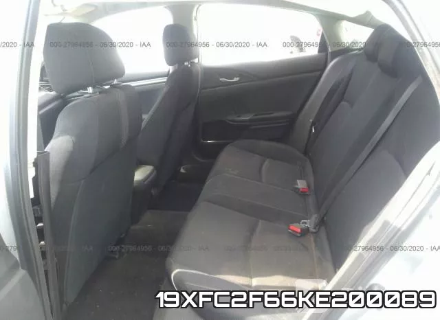 19XFC2F66KE200089 фото 9