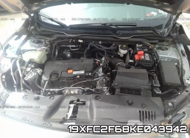 19XFC2F68KE043942 фото 2