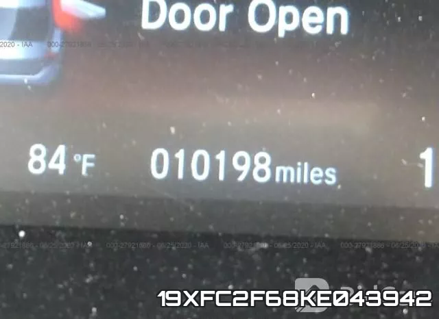 19XFC2F68KE043942 фото 8