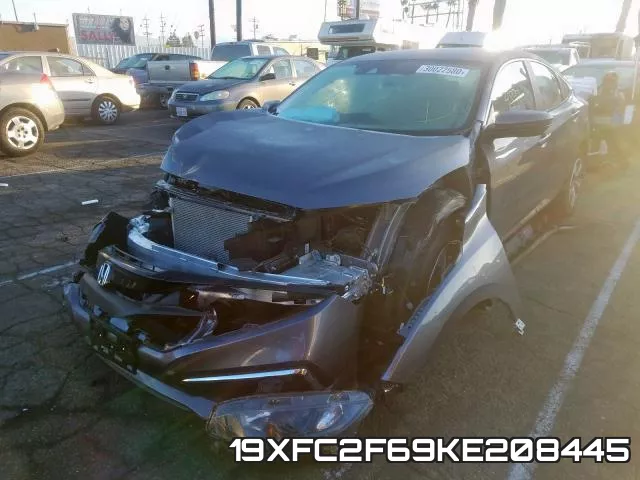 19XFC2F69KE208445 фото 3