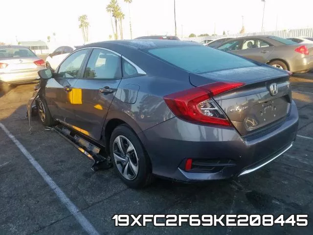 19XFC2F69KE208445 фото 4