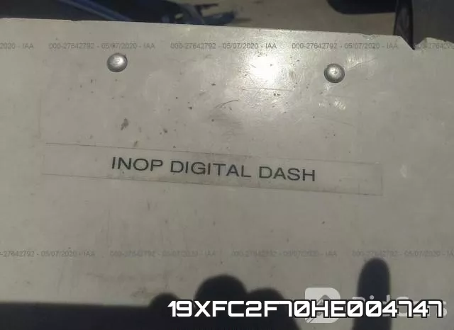 19XFC2F70HE004747 фото 8