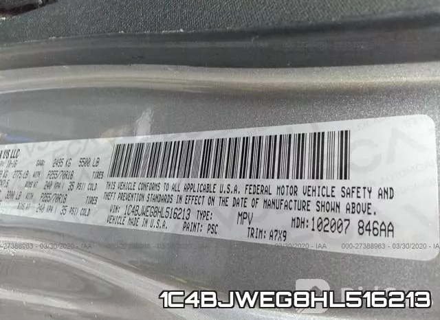 1C4BJWEG8HL516213 фото 9