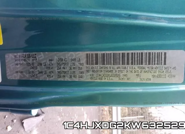 1C4HJXDG2KW632529 фото 10