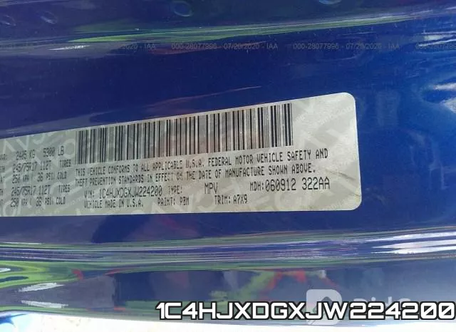 1C4HJXDGXJW224200 фото 10