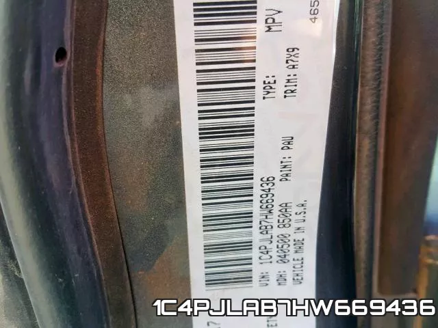 1C4PJLAB7HW669436 фото 2