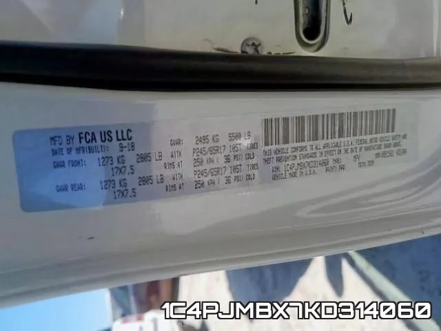 1C4PJMBX7KD314060 фото 2