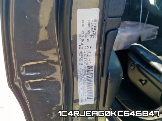 1C4RJEAG0KC646847 фото 2