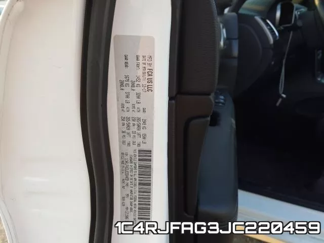 1C4RJFAG3JC220459 фото 2