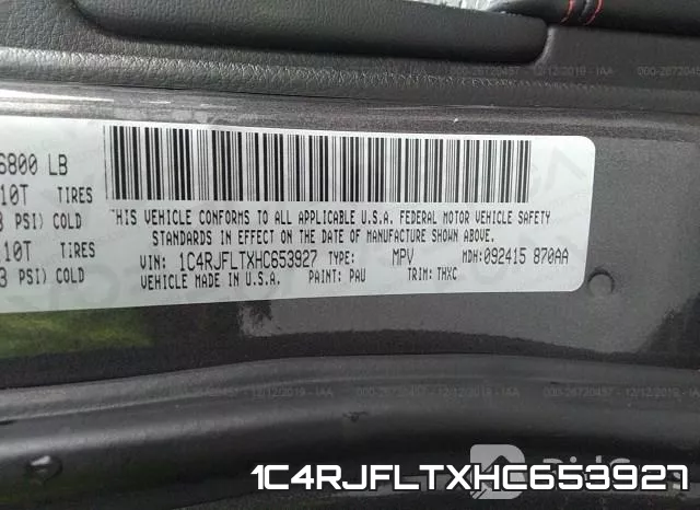 1C4RJFLTXHC653927 фото 10