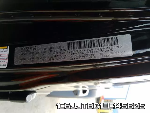 1C6JJTBG1LL145605 фото 2