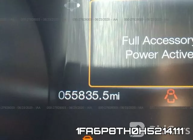 1FA6P8TH0H5214111 фото 8
