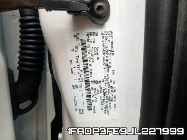 1FADP3FE9JL227999 фото 2