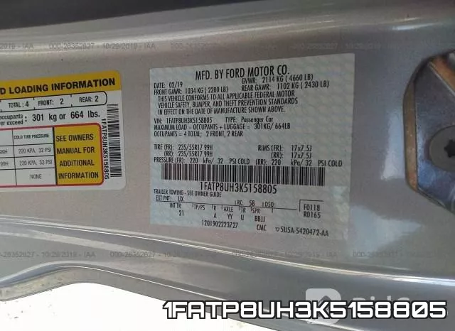 1FATP8UH3K5158805 фото 10