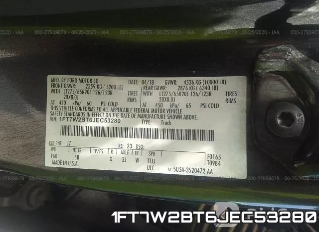 1FT7W2BT6JEC53280 фото 10