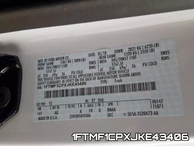 1FTMF1CPXJKE43406 фото 2