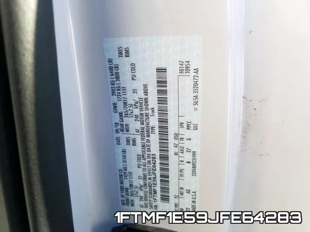 1FTMF1E59JFE64283 фото 2