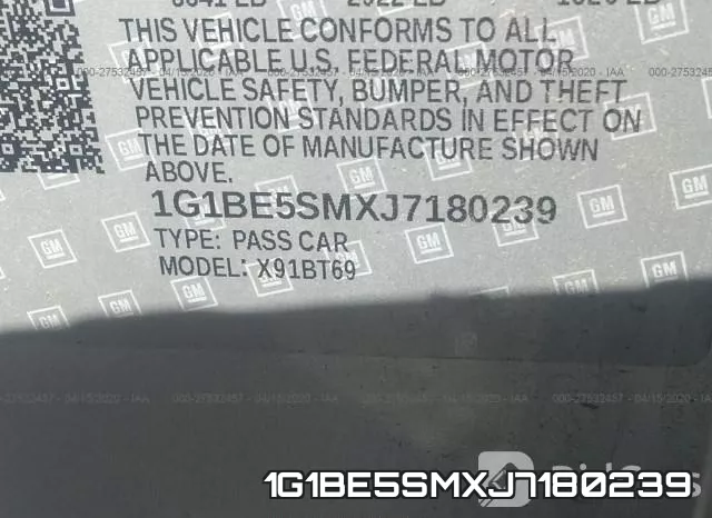 1G1BE5SMXJ7180239 фото 10