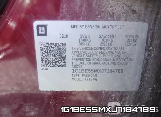 1G1BE5SMXJ7184789 фото 9