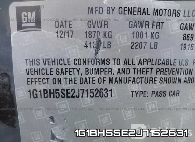 1G1BH5SE2J7152631 фото 10