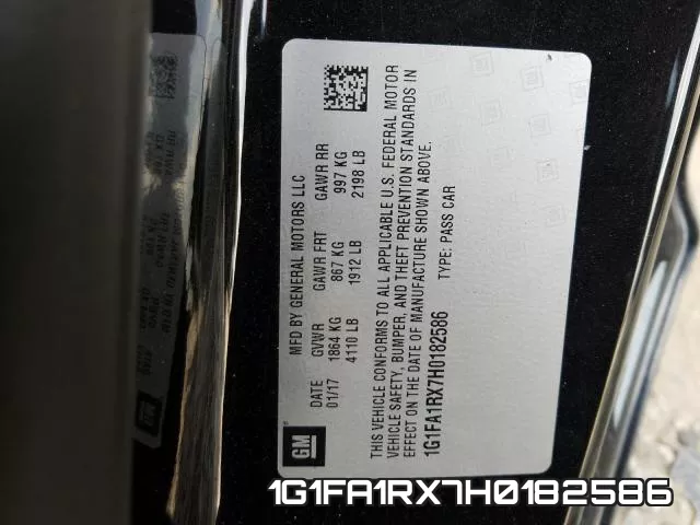 1G1FA1RX7H0182586 фото 2