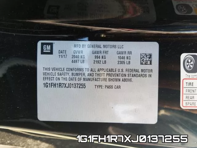 1G1FH1R7XJ0137255 фото 2