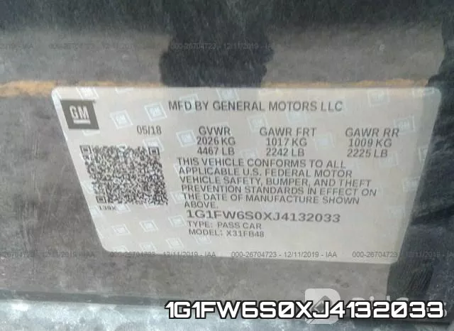 1G1FW6S0XJ4132033 фото 10